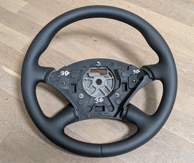 NEU LEDER Lenkrad für Ford Focus I MK1 1 OEM Schwarz 1999-2005 - Bild 1 von 4