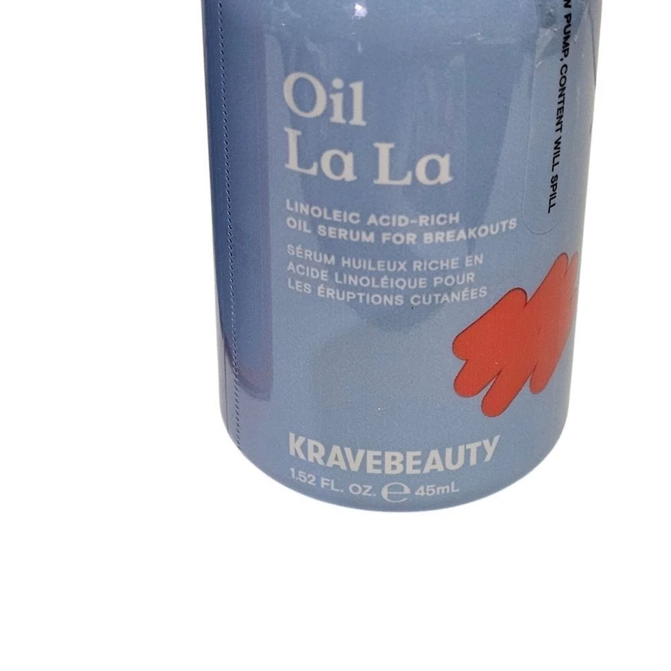 Krave Beauty Oil La La Linoleic Acid-Rich Oil Serum Breakout Treatment 1,52 унц - Изображение 4 из 4