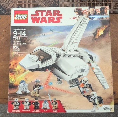 LEGO Star Wars 75221 Imperial Landing Craft Complete Set 636 pcs Ages 9-14
