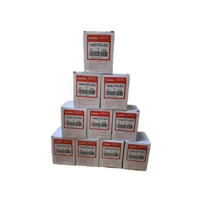 #ad 15400 RTA 003 GENUINE OEM HONDA OIL FILTER 10 FILTERS $69.98