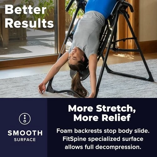 Teeter EP-560 Ltd. Mesa de inversión para dolor de espalda - NEGRA Foto 2 de 4