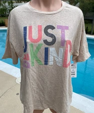 Secret Treasures Just Be Kind Pink T Sleep Shirt Night Gown S Small NEW