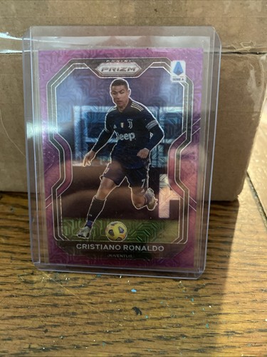 Cristiano Ronaldo 2020 Chronicles Prizm Serie A Purple Mojo #11 Juventus