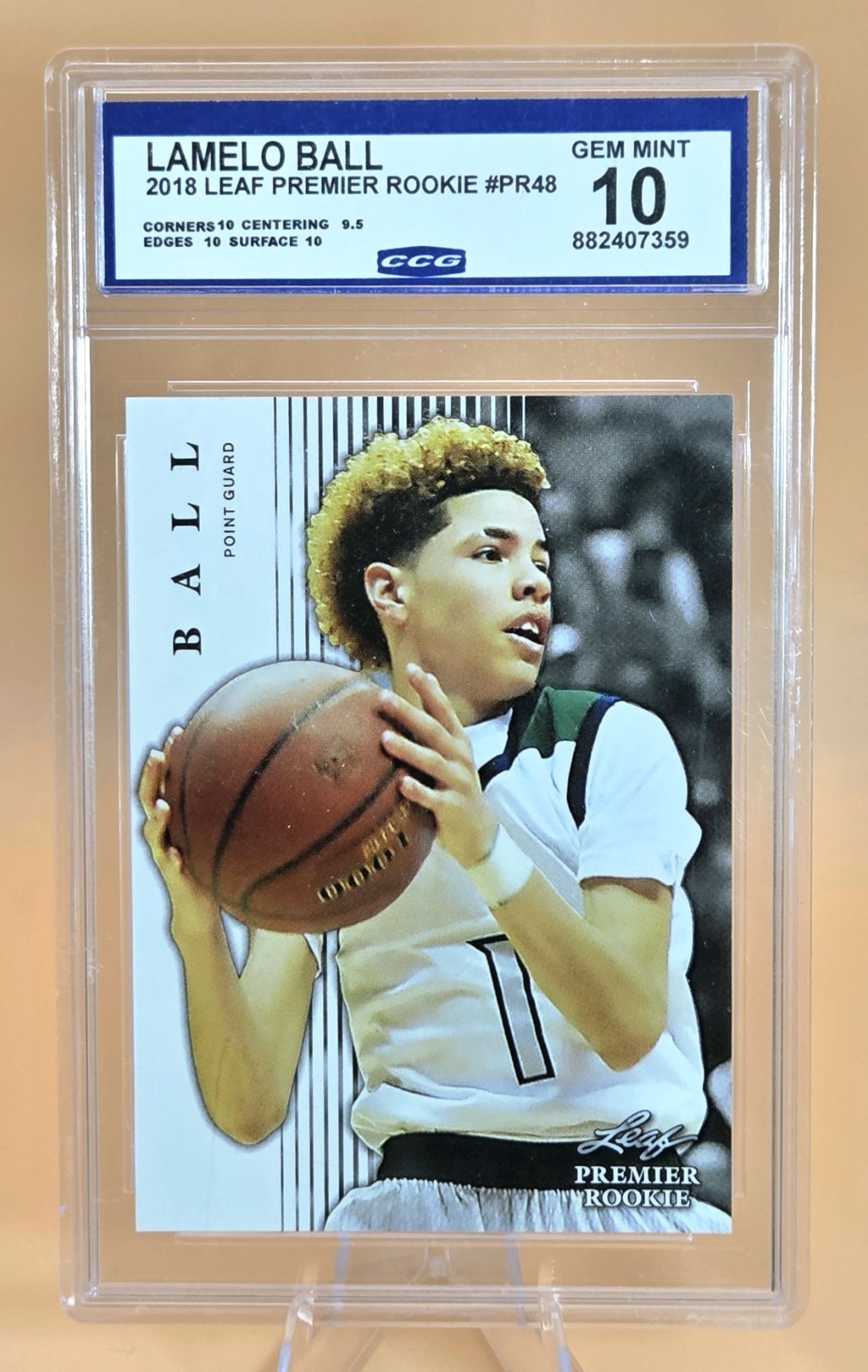 2018 Leaf Premier ROOKIE CCG 10 LaMelo Ball #PR-48 *ROOKIE* ~Charlotte Hornets~