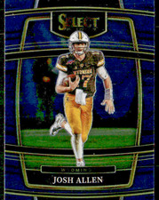 Josh Allen #100 2022 Panini Select Draft Picks Concourse Wyoming Bills NM-MT