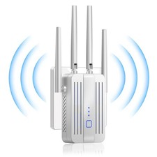 WiFi Extender Signal Booster for Home: Internet Repeater Long Range Covers Up...