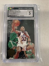 Error Blank Back 1994-95 Fleer Ultra #190 Mitchell Butler Washington Bullets♨️2