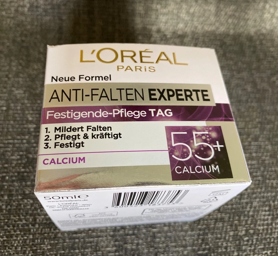Loreal Anti-Falten Experte Pflege Tag  55+ Calcium L'Oreal Neu OVP - Bild 3 von 4