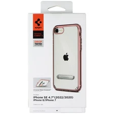 Spigen Crystal Hybrid S Case for Apple iPhone SE (3rd/2nd Gen)/8/7 - Rose Gold