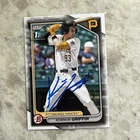 Konnor Griffin 2024 Bowman Draft Signed Auto IP 1st RC Card #BD-22 Pirates!!!!!