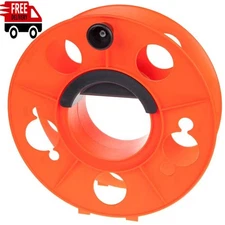 150 FT Extension Cord Storage Reel 16 3 Heavy Duty Power Cord with Handle