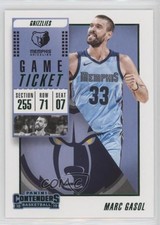 2018-19 Panini Contenders Game Ticket Green Marc Gasol #80 n1u