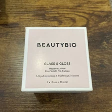 ✨BEAUTYBIO GLASS & GLOSS MEGAWATT GLOW~PRO-FACIAL~2X 1 OZ~30 ML~NEW IN BOX✨