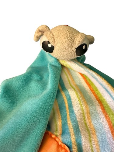 Disney Baby Squirt Multicolor Lovey Security Blanket Plush Finding Nemo Turtle - Picture 4 of 7