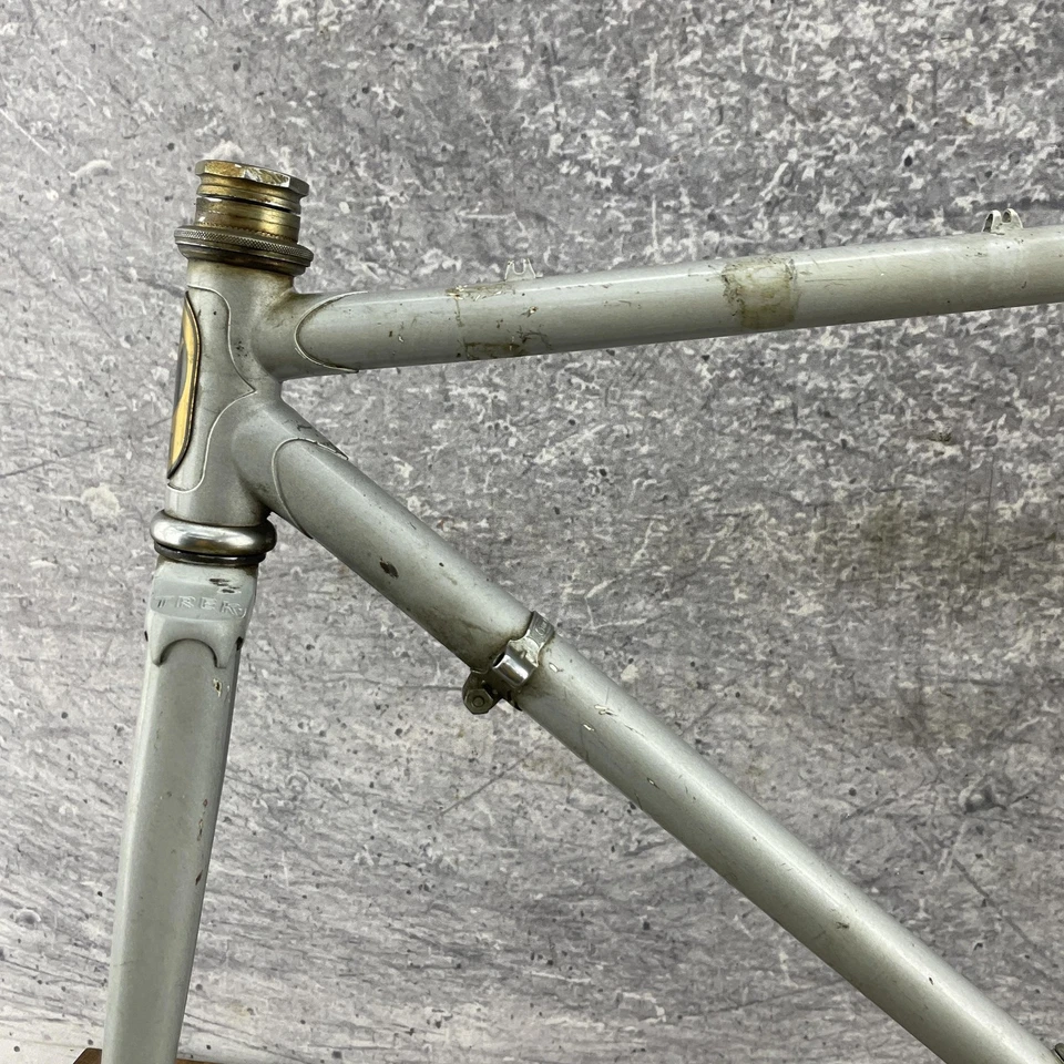 Cuadro de bicicleta de carretera Trek 400 de colección 49 52 Tange acero cromado años 80 EE. UU. 700c pequeño Foto 4 de 4