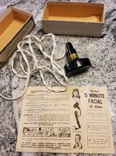 Vintage Sibert & Co THERM MASSAGE Infra Red Heat Applicator w/Box, Quack Device