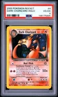 2000 POKEMON ROCKET #4 DARK CHARIZARD-HOLO PSA 4