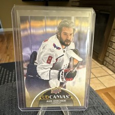 Upper Deck 2021-22 UD Canvas Alex Ovechkin #C86 Capitals NHL Ice Hockey Card