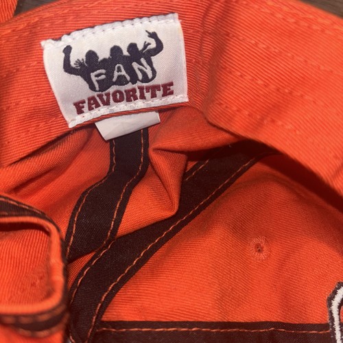San Francisco Giants Fan Favorite Adjustable Strap Hat Cap MLB Baseball Orange - Picture 12 of 13