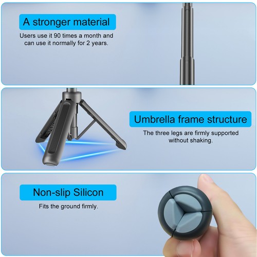 Support trépied magnétique à dégagement rapide selfie stick pour Insta360 ACE PRO2 PRO X5 X6 - Photo 10/10