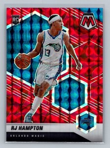 2020-21 Panini Mosaic RJ Hampton Mosaic Reactive Red Rookie #233