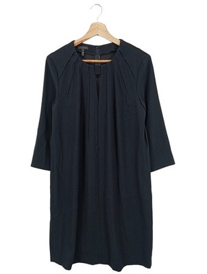 ESCADA Midikleid Damen Kleid Gr. DE 38 schwarz Casual-Look