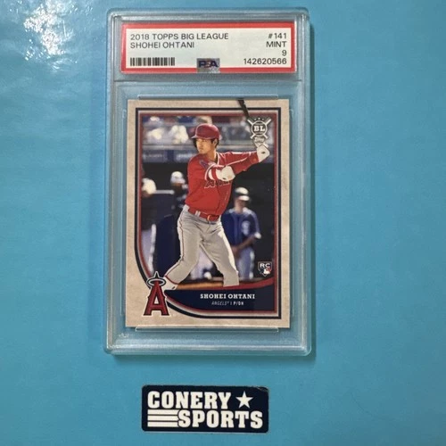 2018 Topps Big League Shohei Ohtani ROOKIE Card #141 PSA 9 MINT
