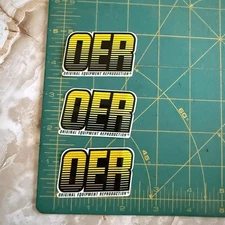Lot of 3: Original Equipment Reproduction OER  sticker Racing Decal/ Sticker