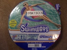 SwimWays Spring Float Papasan Inflatable Pool Lounger  Supports 250# NIP