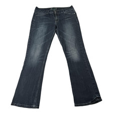 Wrangler Jeans Womens 11x32 31x29 Bootcut Embellished Pockets Stretch Denim