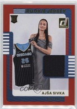 2025 Panini Donruss WNBA Rookie Jerseys Red Ajsa Sivka #4 RC rw6