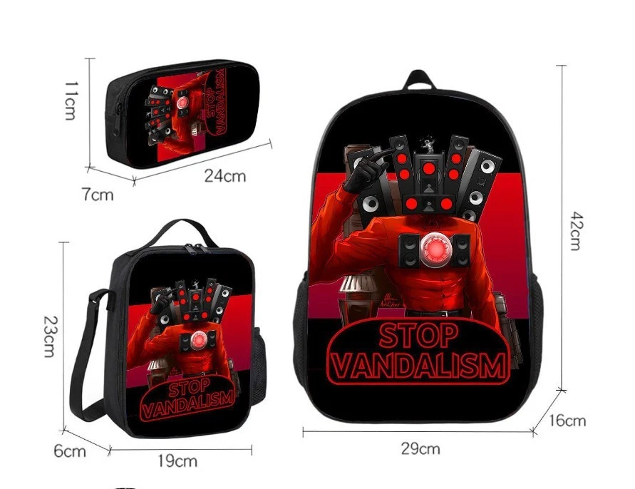 3D Minecraft Kinder Rucksack Jungen Mädchen Schüler Schult asche Reisetasche - Bild 2 von 4