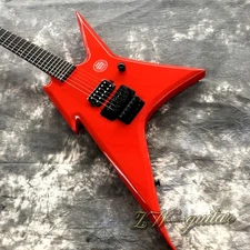 MK Series Ironbird Electric Guitar Solid Basswood Body Floyd Rose Bridge w/H