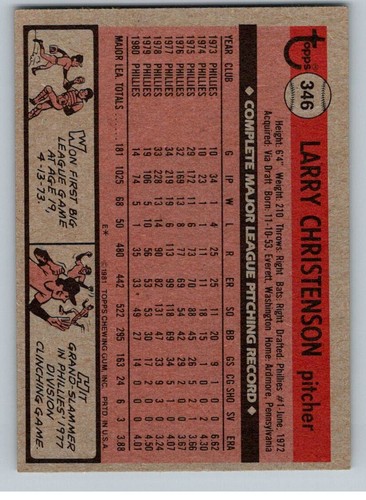 1981 Topps Baseball Complete Your Set You Pick Choose #301 - 450 - Picture 71 of 219