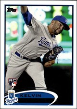 2012 Topps #211b Kelvin Herrera   Rookie Kansas City Royals
