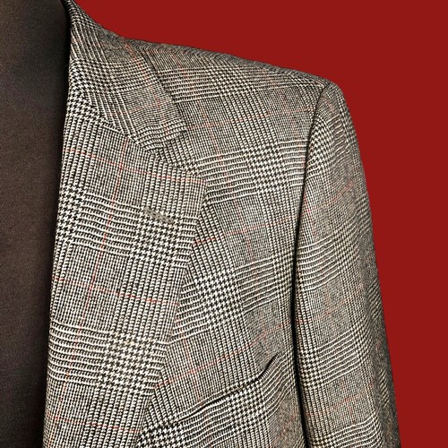 Brooks Brothers Ing Loro Piana Cashmere Merino Wool 46R Plaid Check Glen Plaid - Bild 2 von 21
