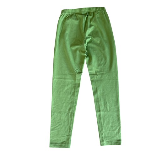 Hanna Andersson Pants Girl 12 150 Green Full Length Gray Cropped Leggings Casual - Picture 4 of 8