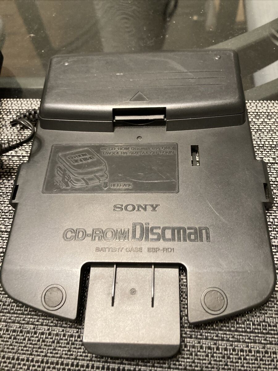 Vintage Sony CD-ROM Discman Portable CD-ROM Drive PRD-650 Vintage Sony CD-ROM Discman Portable CD-ROM Drive PRD-650