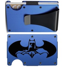 Custom BATMAN Laser Engraved Wallet - Pick A Wallet Color
