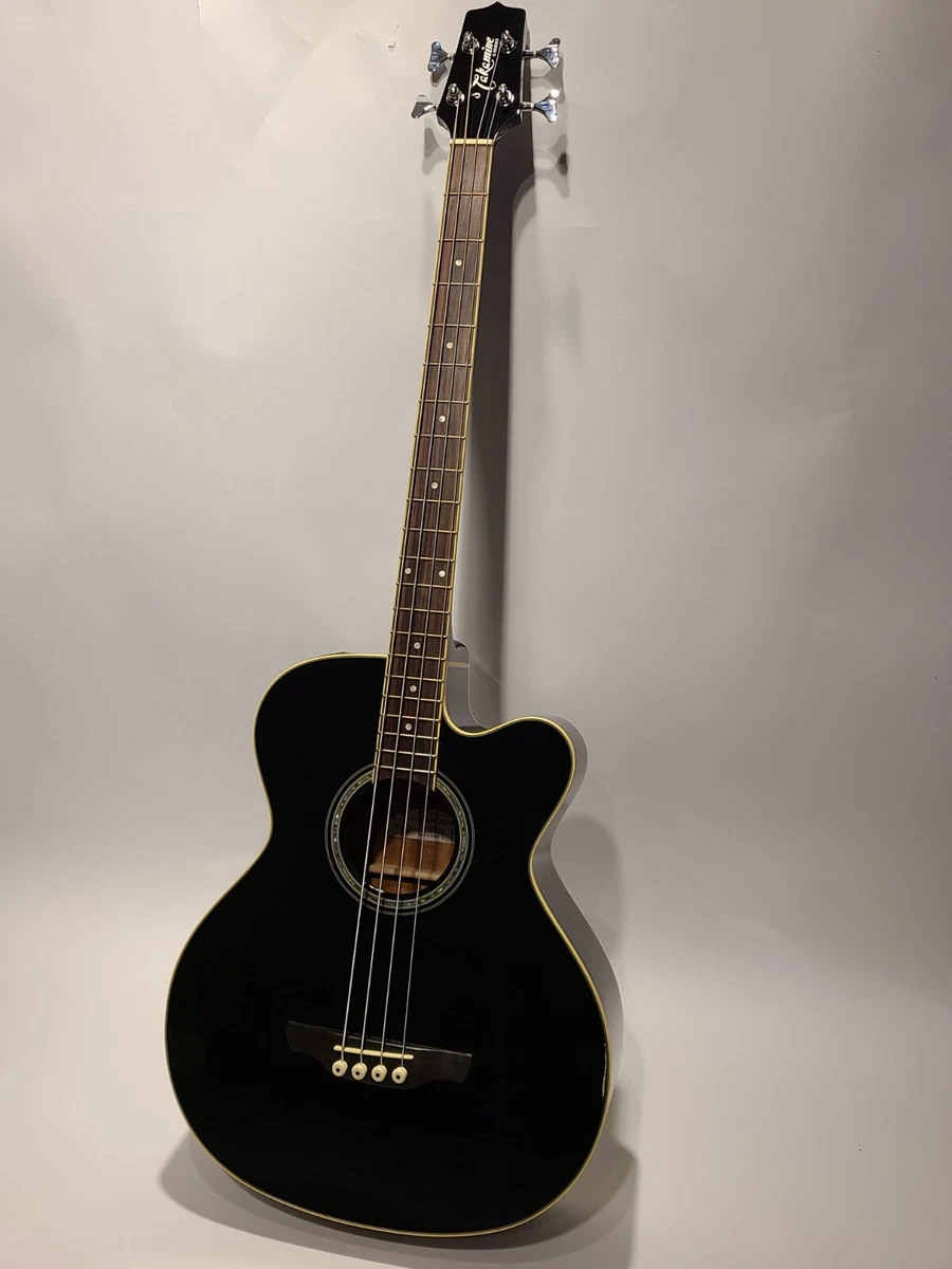 Takamine G Series EGB2S BK 4 String Acoustic Electric Bass Guitar