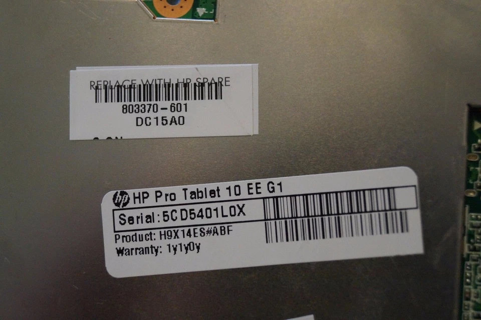 MOTHERBOARD 803370-601 INTEL Z3735F 2GB 32GB FOR 10.1" HP PRO TABLET 10 EE G1 - Image 3 of 4