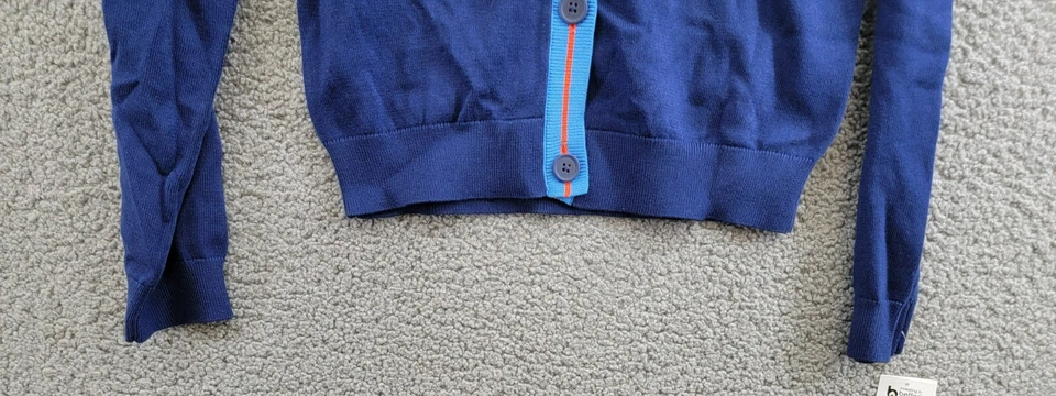 Cárdigan Universitario Epic Threads Niña Grande L (14-16) Azul Medieval Cuello en V Manga Larga Foto 4 de 4