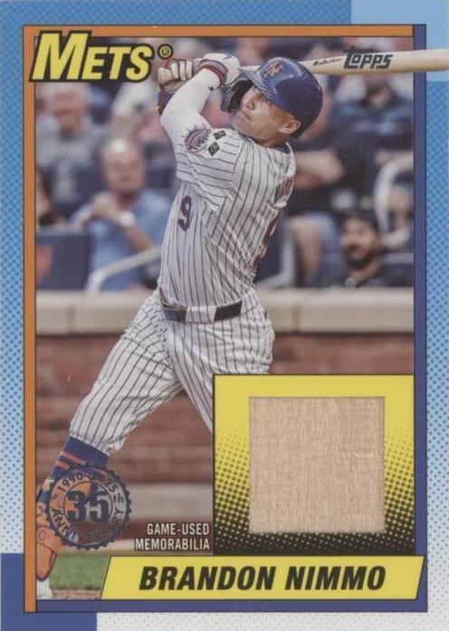 2025 Topps Series 1 - Brandon Nimmo #T90R-BN - 1 of 1