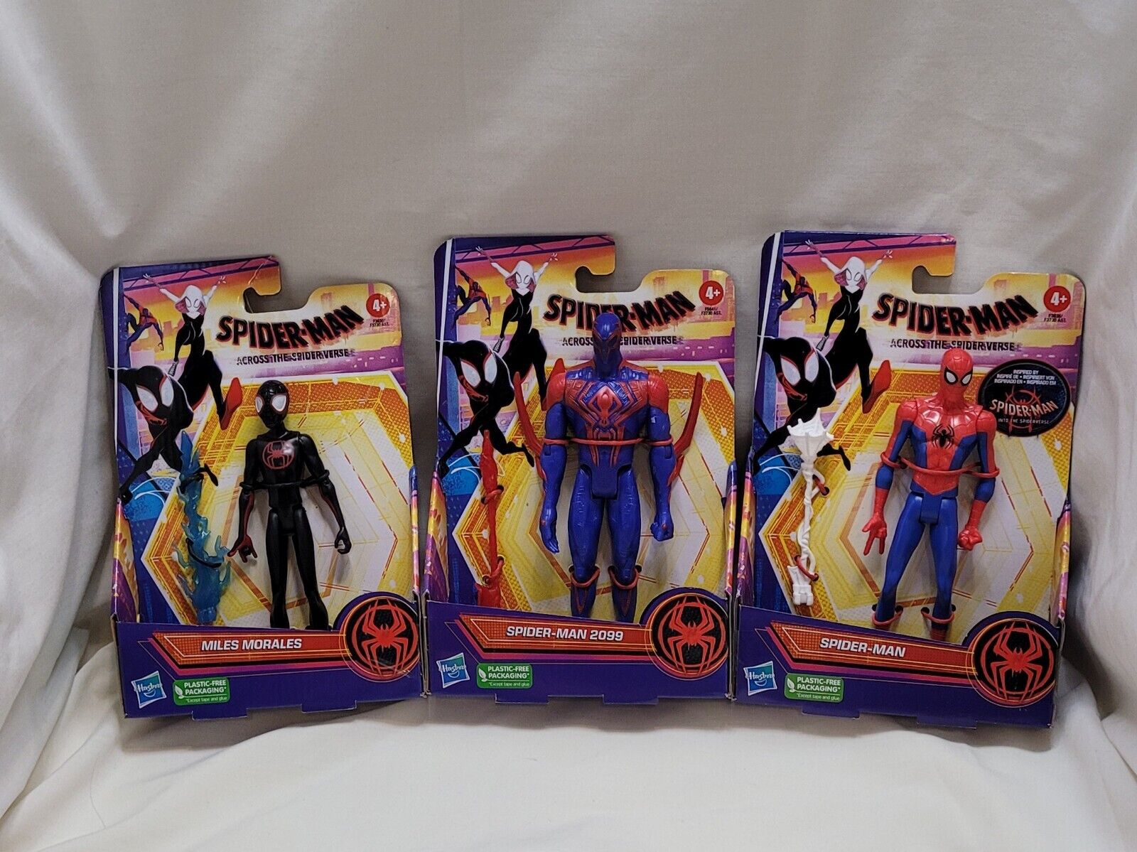 **NEW**Spiderman Across The Spider- Verse set of 3: Peter, Miles, and 2099