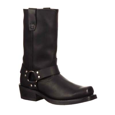 Men's Black Harness Boot