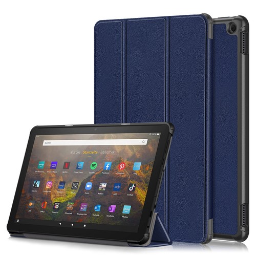 Case For Amazon Fire HD 10/HD 8/Fire Max 11 Smart Folding Weak/Sleep Cover - Picture 13 of 133