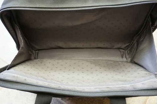 Tumi Alpha Wheeled Deluxe Expandable Brief Luggage Leather Black 26103D4 - Picture 5 of 8