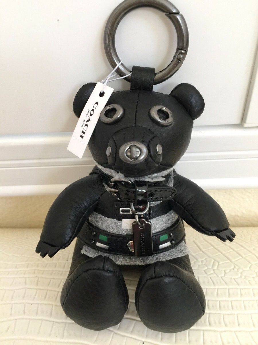 STAR WARS x COACH Limited Darth Vader Bear Bag Charm Leather