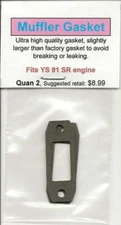 YS .91 SR Exhaust/Muffler Gasket 2 Pack NIP