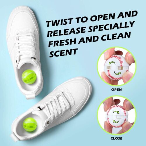 Neu Schuh Deodorizer Bälle Sneaker Locker Geruchsbeseitiger Duftbälle (8er Pack) - Bild 10 von 18